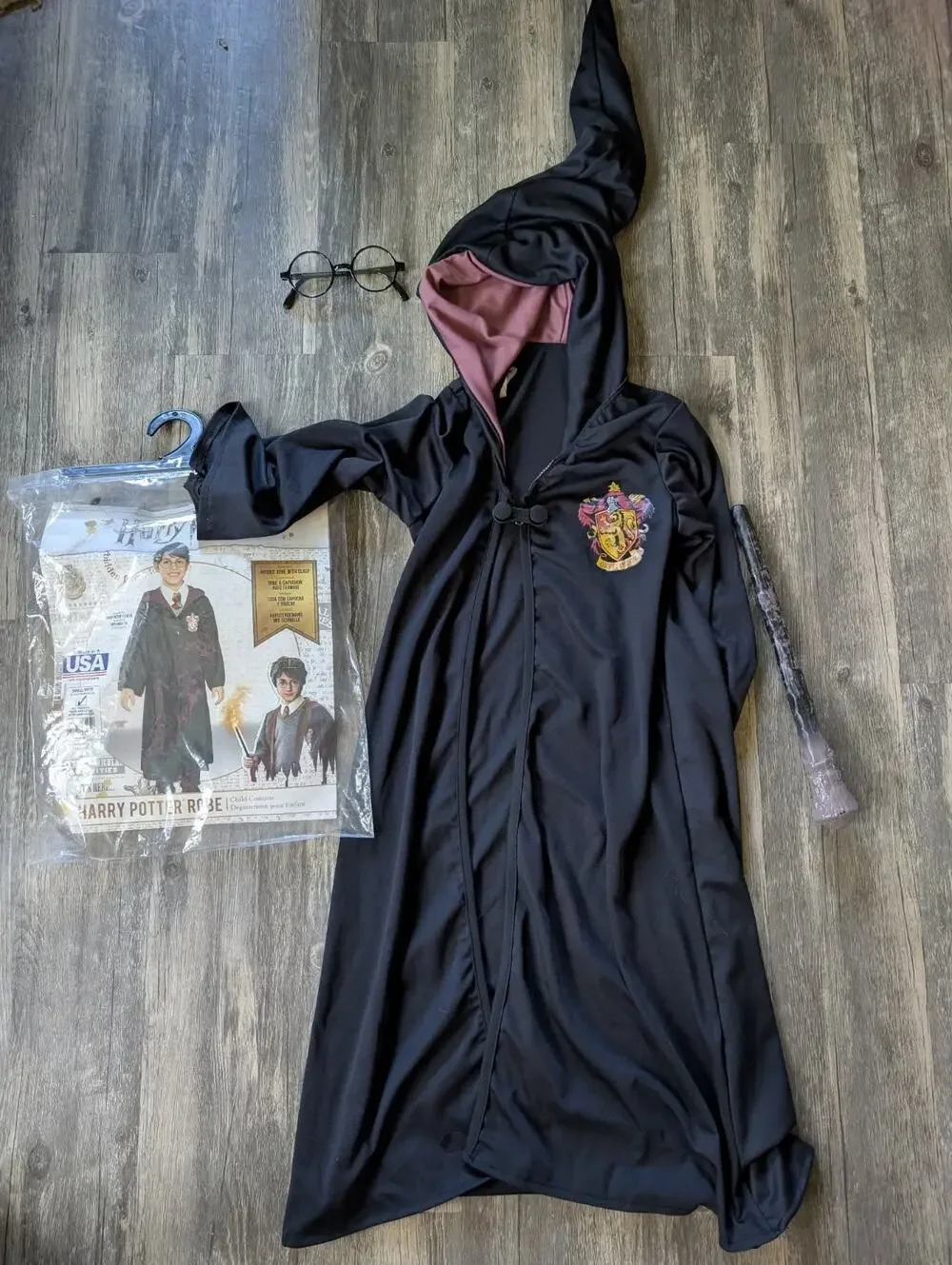 Harry Potter Child's Size S (4-6) Halloween Costume Complete Outfit With Extras